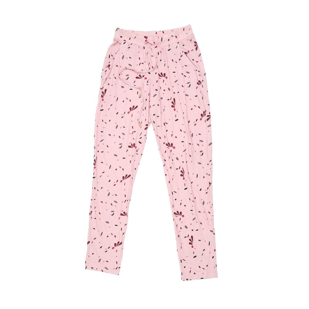 Hanro Sleep & Lounge Printed Knit Long Pants Blithe Petals Print Size XS 1034
